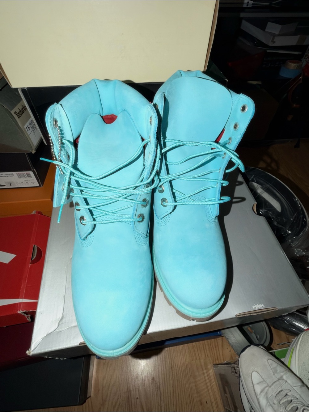 Timberland Turquoise Lace-Up men’s
